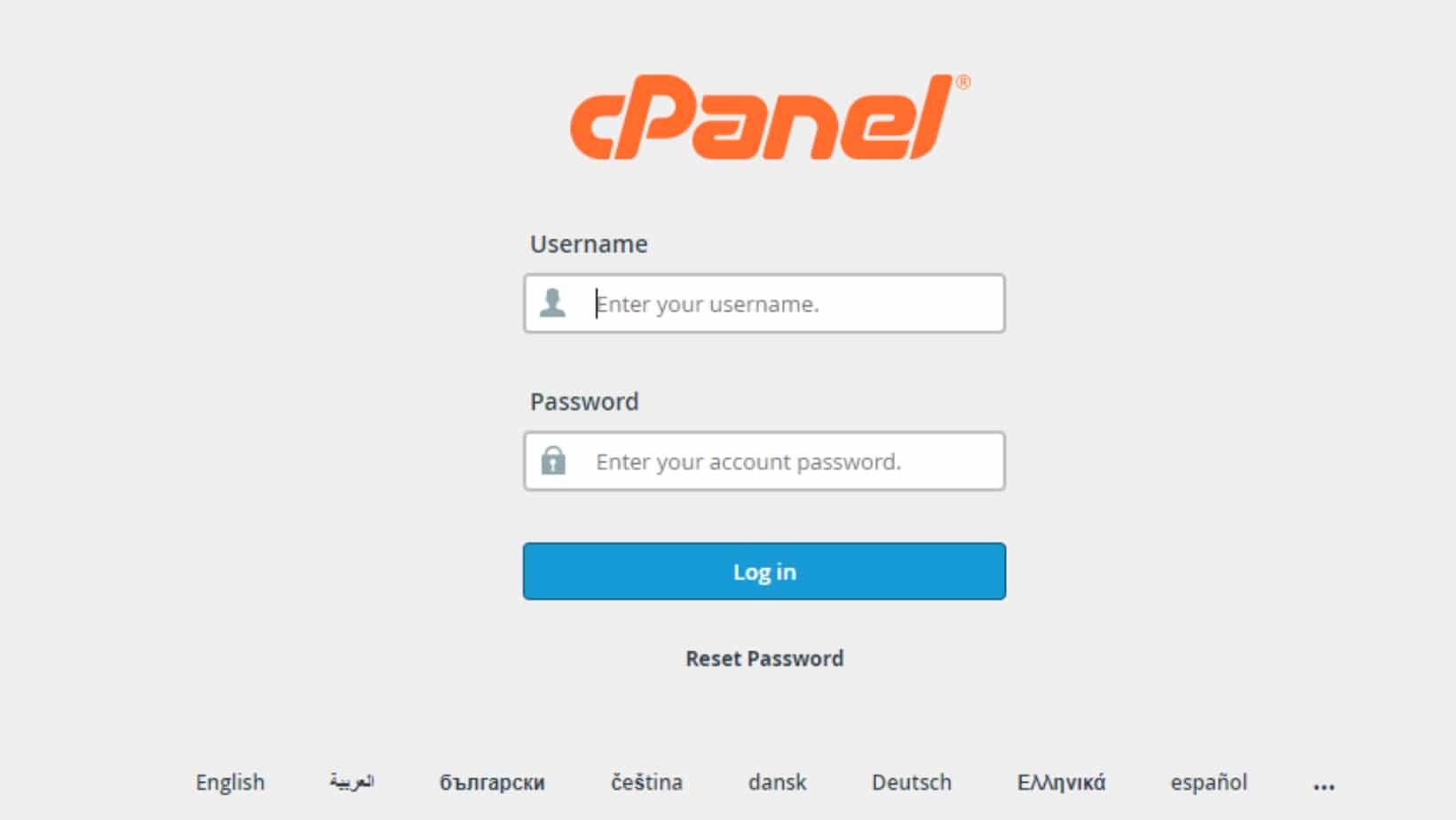 cPanel with WordPress