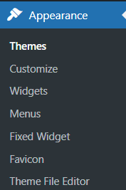 Setting up WordPress theme